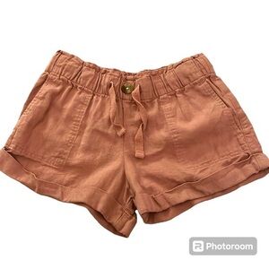 Urban Kids Girls Linen-like shorts Size Medium 10 Pink